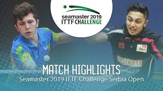 Amin Ahmadian vs Mudit Dani | 2019 ITTF Challenge Serbia Open (Group)