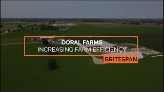 How to Increase Farm Efficiency with a Britespan Building - Doral Farms 62’ x 190’ Dairy Barn