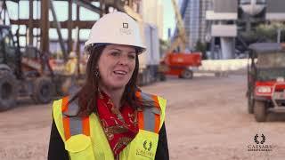 Construction of Caesars Forum the largest ballrooms in the world  - Unravel Travel TV