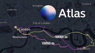 Mapping Transportation Routes & Travel Time in Atlas