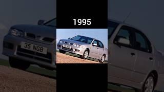 evolution of nissan primera (1990~2007) #shorts #nissan #primera #allcaravailable