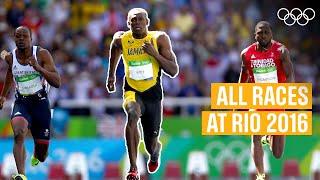 Rio 2016 ‍️ ALL Usain Bolt individual races 