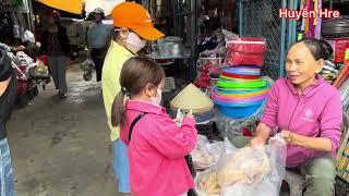 Huyền Hrê Dẫn Anh Chị Vợ Chồng Bé Bỏng Đi Ăn Sáng Sau Những Ngày Mưa Bão || Huyền Hrê