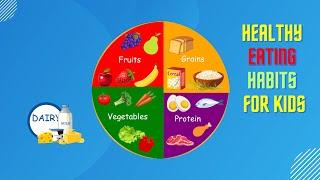 Healthy Eating for Kids | Food Groups | Fruits | Vegetables | Grains | Protein | Dairy