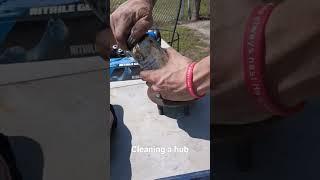 hub cleaning #clean #hub #mobile #mechanic #letsgo #fypシ