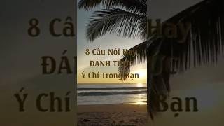 8 Câu Nói Hay - Đánh Thức Ý Chí Trong Bạn #caunoihay #tichcuc