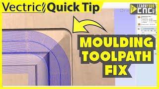 How to make radius corners w/ Moulding Toolpath - VCarve & Aspire Quick Tip