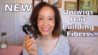 How to Hide Thinning Hair with Uniwigs Hair Building Fibers | Blends Your Topper