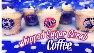 WHIPPED SUGAR SCRUB WITH RECIPE | COFFEE  ️ and Brown Sugar