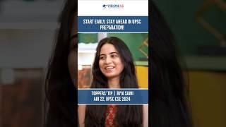 Start Early, Stay Ahead in UPSC Preparation!