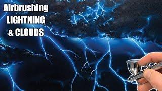 Learn How to Airbrush Lightning & Clouds.