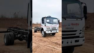 The off road Isuzu NPR ELF 4x4 cab chassis truck