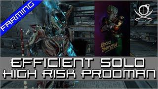 Solo High Risk Prodman + Credit Farming - Full Guide! | Warframe