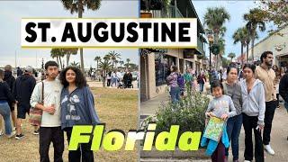 Walking tour in St. Augustine, Florida USA