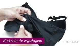 SUTIÃ BASIC STRAPPY BRA PLUS SIZE PRETO