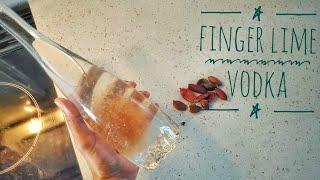 How to make FINGER LIME infused VODKA