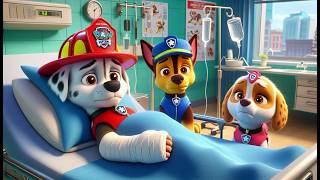 Paw Patrol Ultimate Rescue - Oh No! MARSHALL GOT SICK! Please Don't Give Up - Rainbow 3