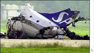 Destroyed tail section of SAS 686