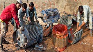 How High Voltage Electric Motor Recycle in Amazing Process in Factory || Mass Production Factories