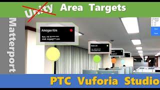 PTC Vuforia AR  -  Area Targets using  Vuforia Studio