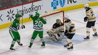 'Brass Bonanza' rings out after Teravainen's goal on Whalers Night