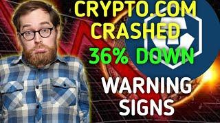 (WARNING) Crypto.com is crashing after card bonus was cutoff. Cronos coin CRO down by 38% in 24hrs