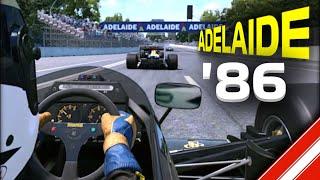 Racing the Lotus 98T at Adelaide is FUN