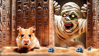 ️ Hamster in the Egyptian Pyramid maze - Mummies Monsters ️ Hamsterious