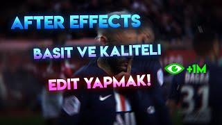 After Effects 10 dk'da Basit ama kaliteli Edit yapmak - After effects edit nasıl yapılır.