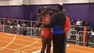 Omar McLeod defeated by Grant Holloway in mens 60m hurdles - Clemson Tiger Paw 2018