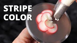 How to stripe piping bag [ Cake Decorating For Beginners ]