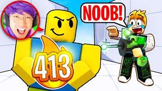 I PRETENDED TO BE A NOOB In ROBLOX RIVALS!? (TROLLING MY BEST FRIEND With A SECRET GAMING ROOM!)