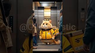 Your Food is Here! Delivered by a Cat!  #tileshop #coffindance #Gametastic