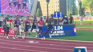 Men’s 800m Semifinal Heat 2, 2024 U.S. Olympic Trials, Hobbs Kessler 1:43.71!!! Brandon Miller