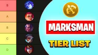 COPMPLETE Marksman TIER list - Find The BEST MARKSMAN Hero 2024