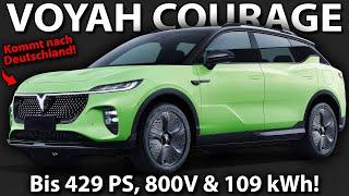 VOYAH COURAGE - Up to 429 HP, 800V & 109 kWh NMC! Coming to Germany!