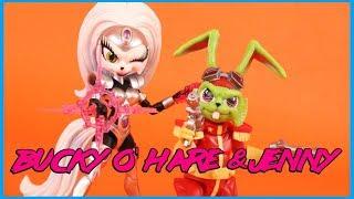 Boss Fight Studio BUCKY O'HARE & FIRST MATE JENNY Action Figure Toy Review