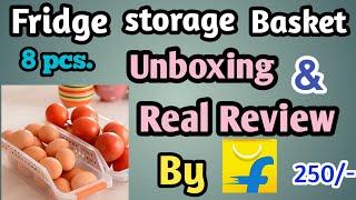 Flipkart Fridge storage basket unboxing & review | Yours Daily Needs