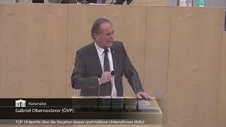 Gabriel Obernosterer zur derzeitgen Situatian der Klein- und Mittelbetriebe (NR-Sitzung 24.03.2021)