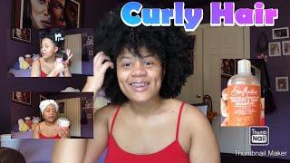 CURLY HAIR ROUTINE Part 1| Ellenmarie | #curlyhairroutine