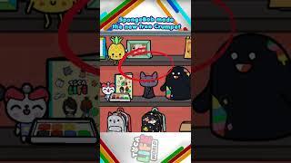 How to make the free Crumpet out of paints  Toca Life World  toca boca