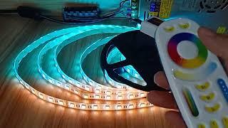 DC24V 5in1 RGBWW+W 84LEDs/m Low Power Consumption LED Strip Light