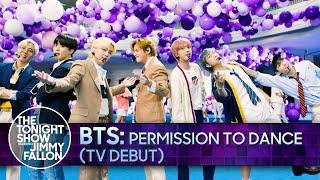 BTS: Permission to Dance (TV Debut) | The Tonight Show Starring Jimmy Fallon