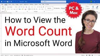 How to View the Word Count in Microsoft Word (PC & Mac)