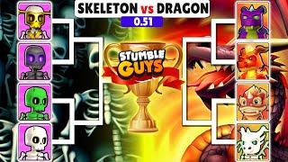 SKELETON vs DRAGON Skins 0.51  Stumble Guys Cup