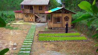 999 Hours to Build and re-plan a Country Boy's Farm | Off-grid life of a Single Father and Son