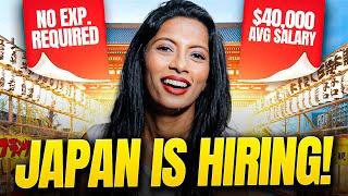 Japan needs 600,000+ foreigners | Govt hiring directly | English jobs in Japan