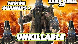 FULL FUSION TEAM +GEOMANCER UNKILLABLE FOR SAND DEVIL 25!