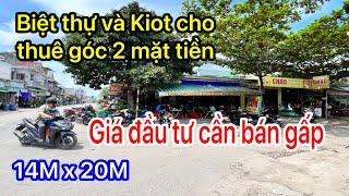 Cần bán gấp căn góc 2 mặt tiền kinh doanh cực tốt | ngay TP Dĩ An | 14M x 20M giá tốt