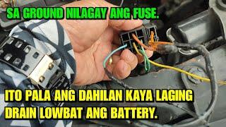 DRAIN LAGI ANG BATTERY KAYA AYAW NA UMANDAR. TOYOTA AVANZA.